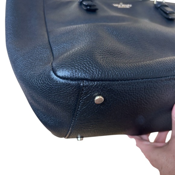 Kate Spade Black Jackson Street Leather Tote Bag - Picture 8 of 10